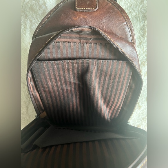 Jack George’s Leather One Strap Bag. - Picture 3 of 5